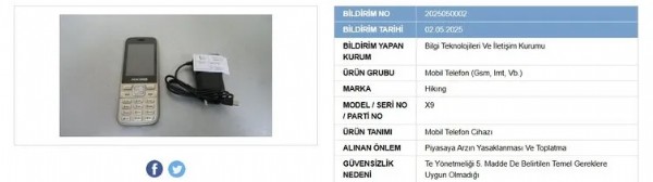 Bu telefonları sakın kullanmayın! Hepsi toplatılıyor